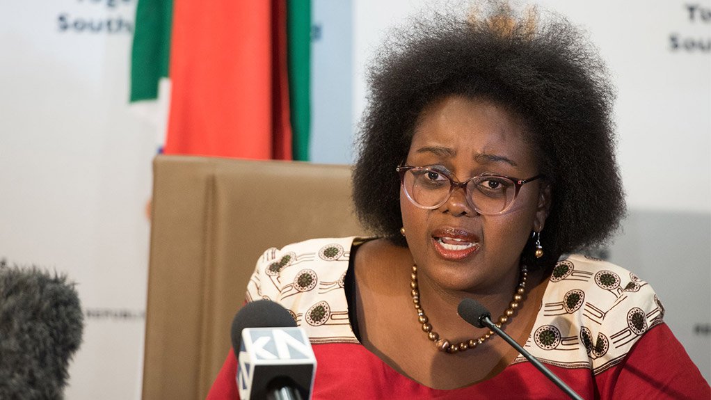 Justice Minister Mmamoloko Kubayi