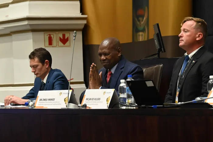 Zweli Mkhize/Jan De Villiers