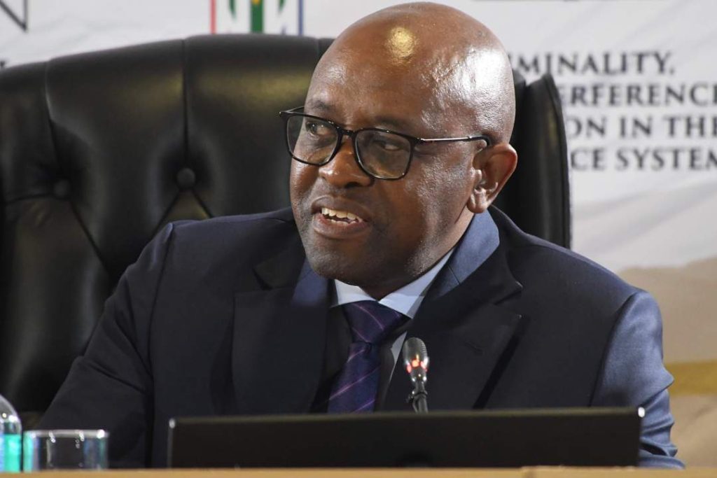 Madlanga Commission hearings into the criminal justice system.