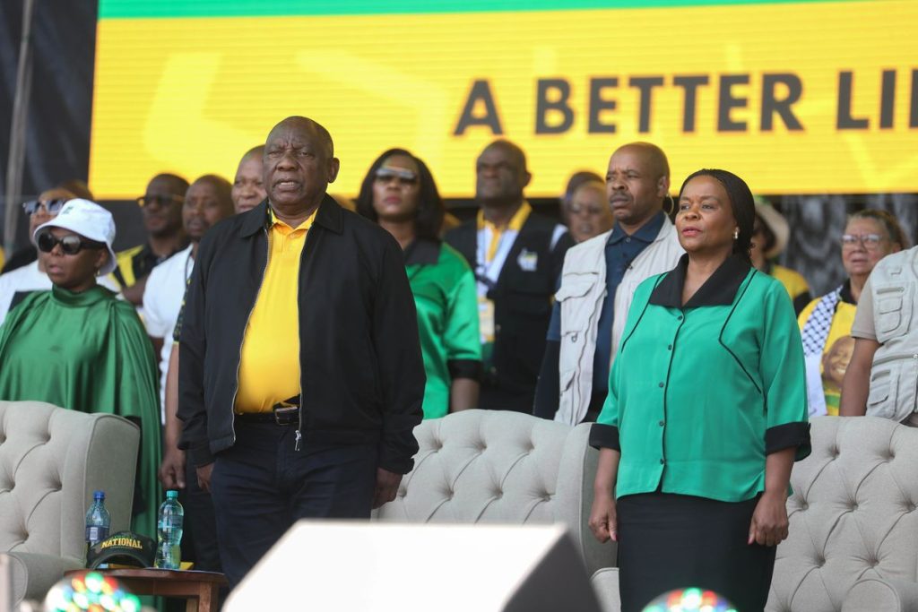 Cyril Ramaphosa and ANC Members