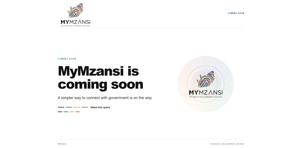 MyMzansi Website Page